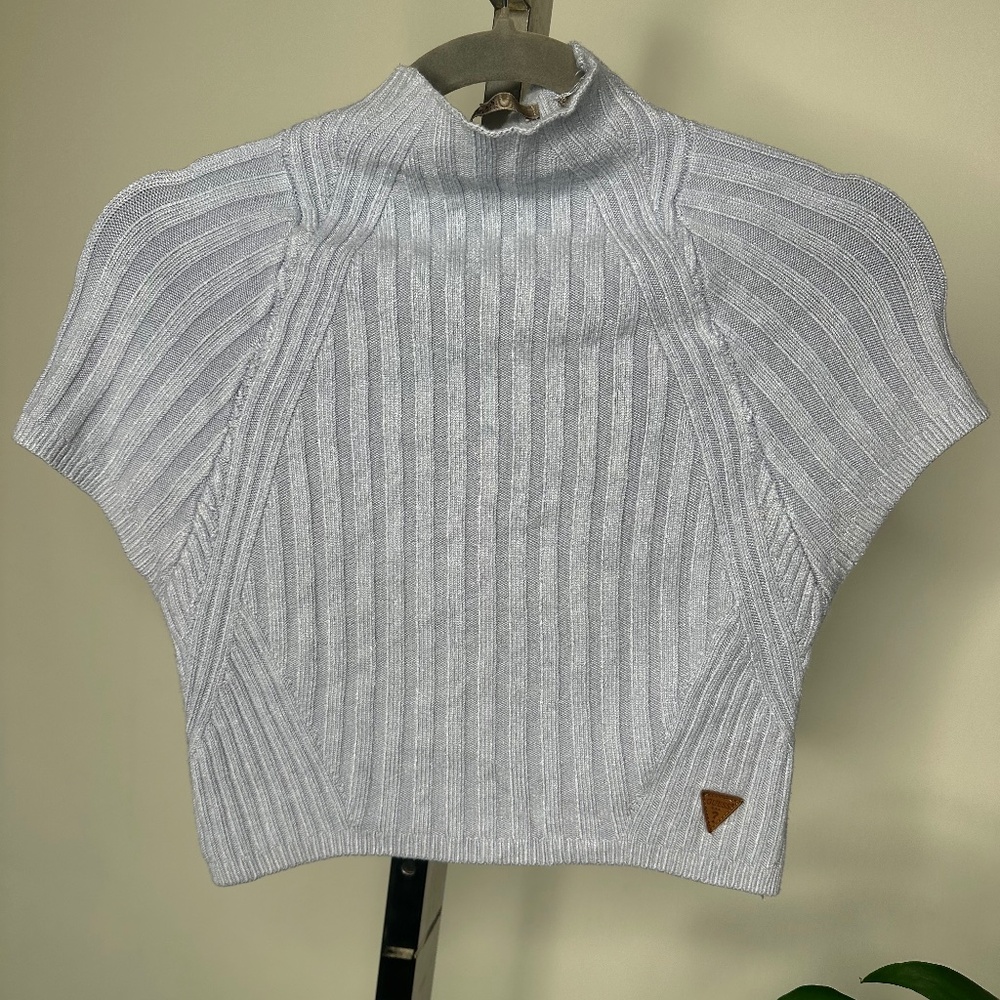 Guess Brand Knotted Crop Top